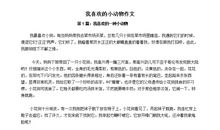 热爱动物作文500字