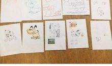 有趣的蒙眼作画