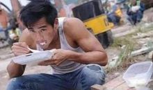 在工地上找乐子