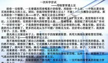 那是一次什么的尝试作文