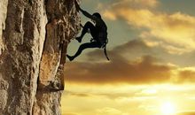 难忘的一次攀岩