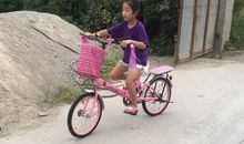 我学会了骑自行车结尾