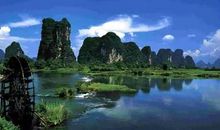 我爱桂林的山和水