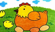 描写母鸡的作文