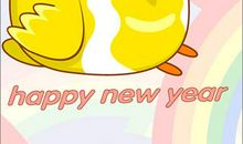 淘气可爱的小鸡