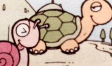 乌龟和蜗牛看图写话