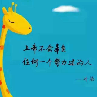 你的坚持让我感动