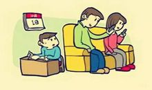 爸爸请你放下手机