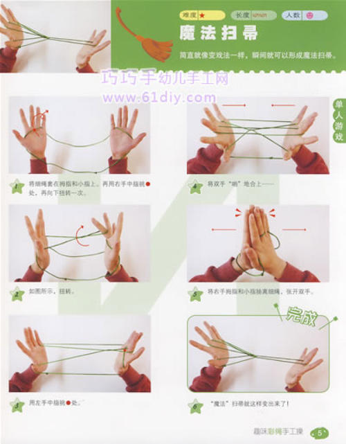把绳子翻过来
