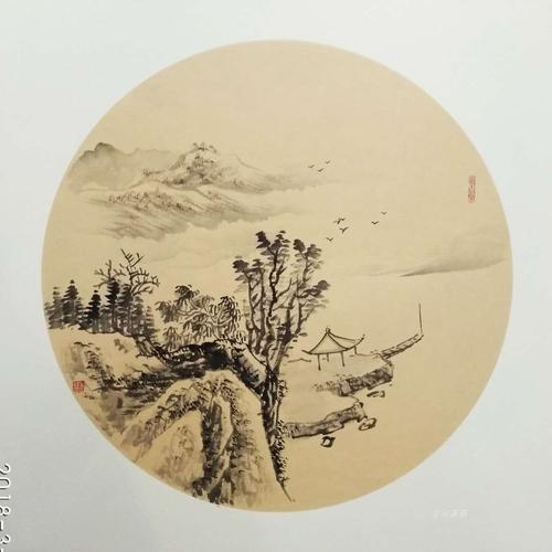 一张中国画