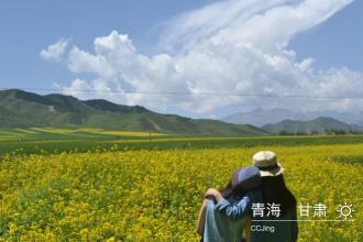 在甘肃青海旅行