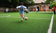 绿茵场上的感动