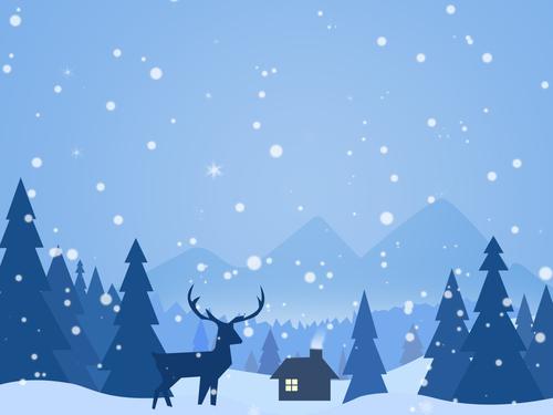 下雪后