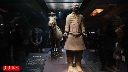 游览西安的兵马俑