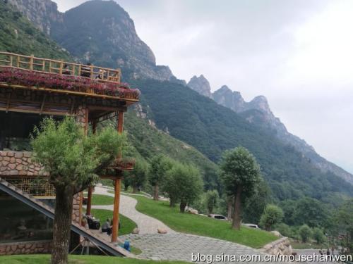 在故乡的山村里漫步