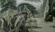 水墨清云日初照