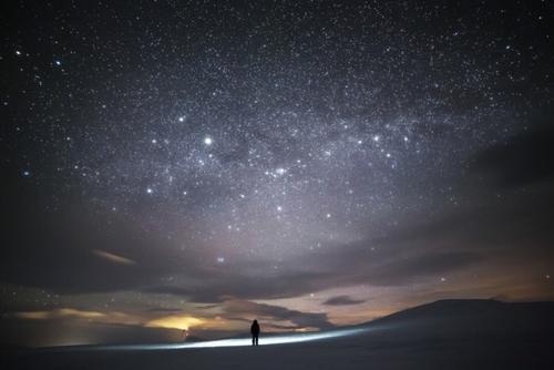 夜空中的星星