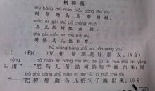 试卷发下来以后……