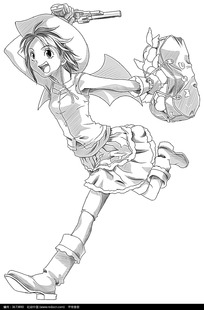奔跑的女孩