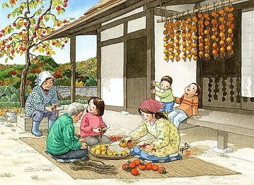 在院子里的童年