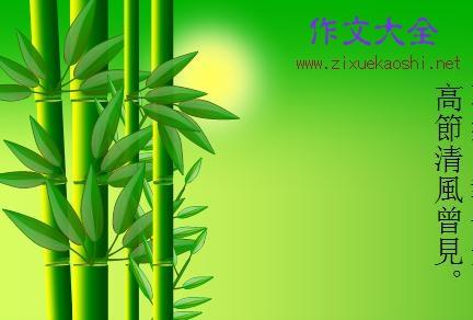 竹启蒙作文500字