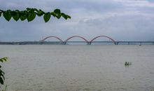 湘江河畔放风筝