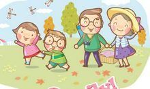 幸福快乐的一家