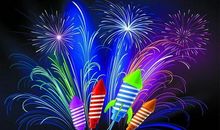 绚丽多彩的烟花