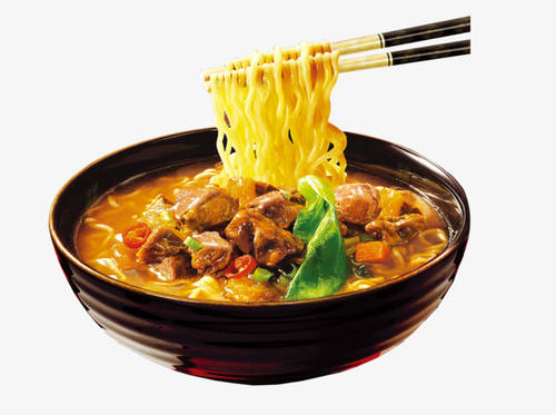 美味的牛肉拉面