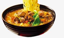 美味的牛肉拉面