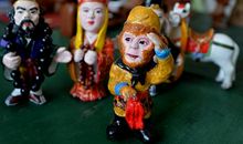 捏泥人的老爷爷