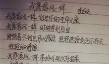 我在诗歌中快乐