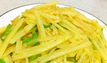 学烧青椒土豆丝