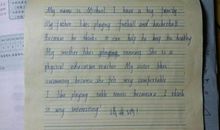 我的老爸是演员作文