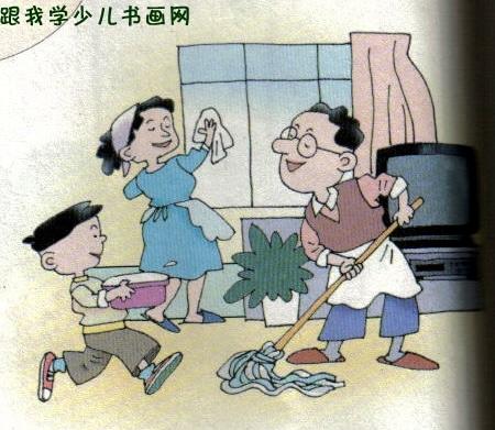 帮助爸爸妈妈工作