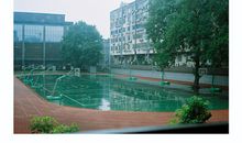 雨中校园