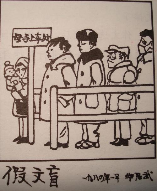 不假冒文盲