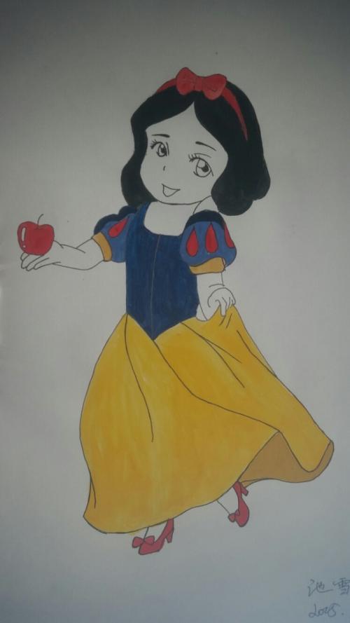 第一次学习水粉画