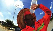 甘于奉献的环卫工人