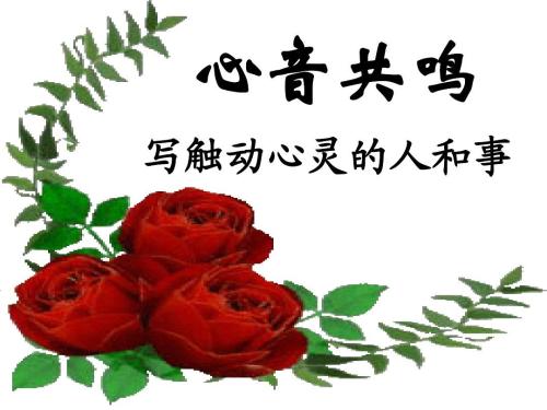 那件事感动了我的心