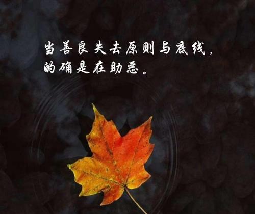 生活因善良而美好