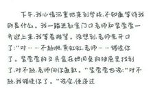 你误会了我作文