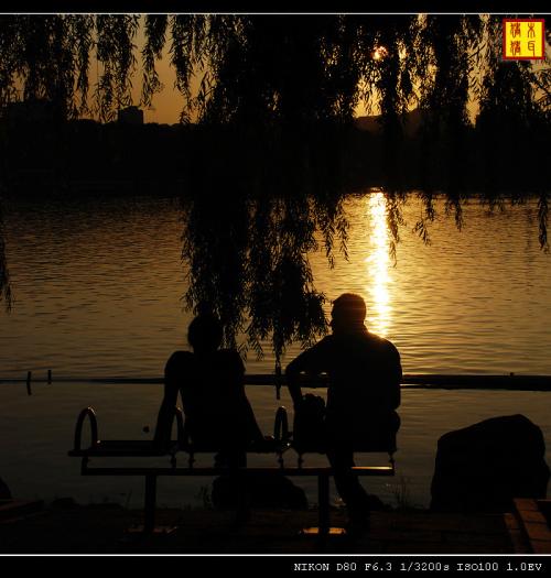 淡淡的夕阳
