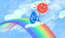 小水滴找大海妈妈