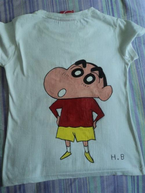在衣服上画画