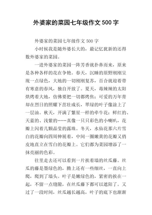 奶奶的房子真的很漂亮一年级的作品