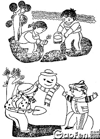 小学二年级看图片写可爱的动物
