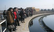 参观株洲市龙泉污水处理厂