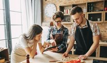 给妈妈做饭的乐趣