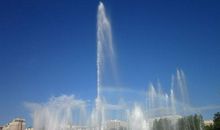 家乡的音乐喷泉